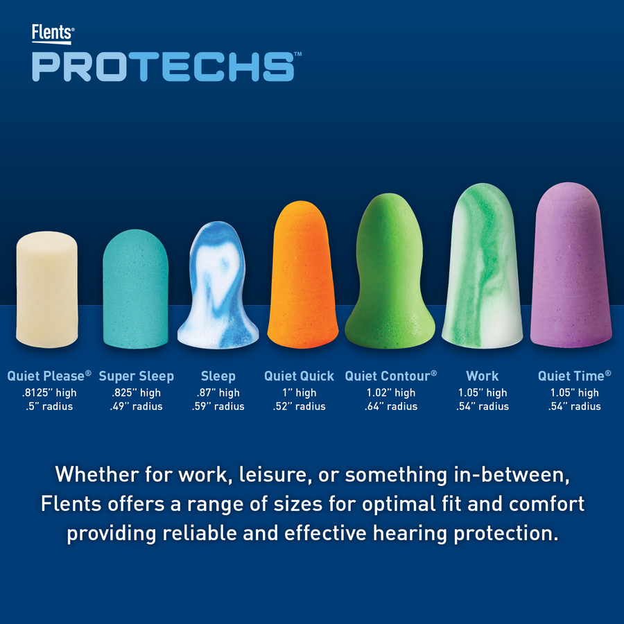 Flents® PROTECHS™ Quiet Time® Soft Comfort Ear Plugs