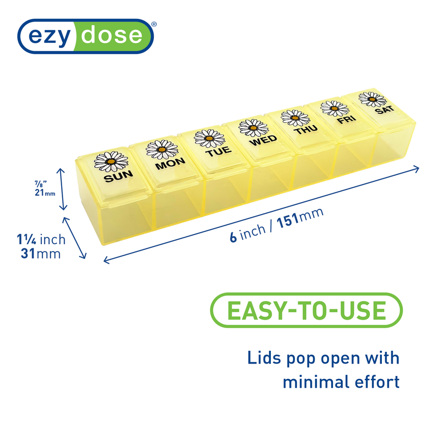 Ezy Dose® Contour Weekly Classic Pill Planner (Large)