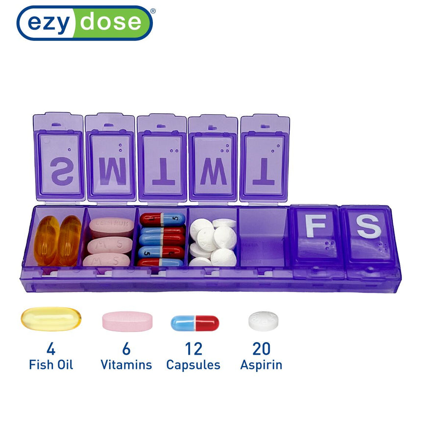 Ezy Dose® Locking Weekly Pill Planner (Large)