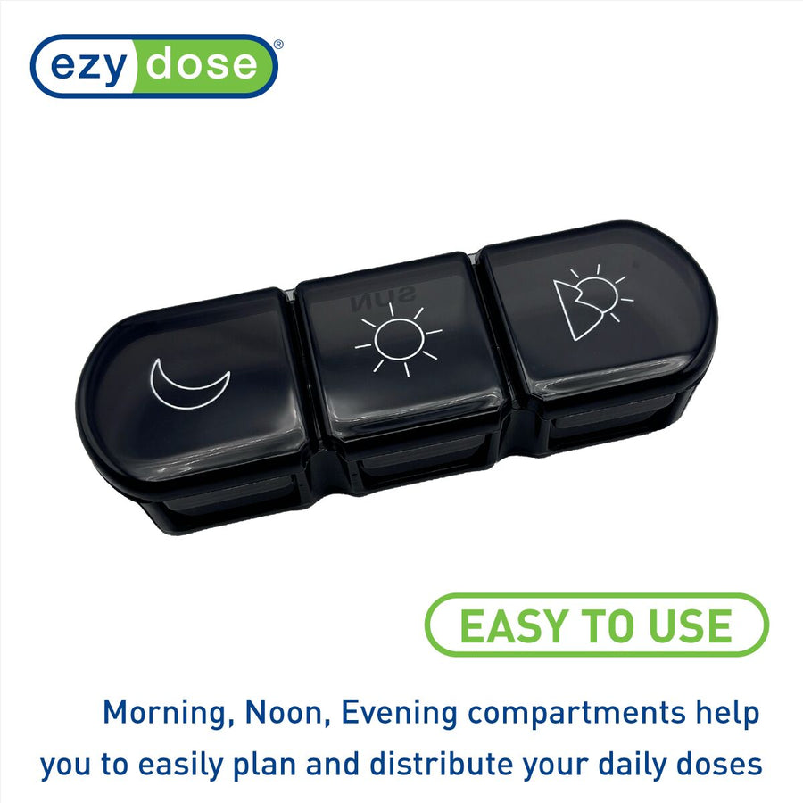 Ezy Dose® Weekly 3x A Day Pill Planner with Case