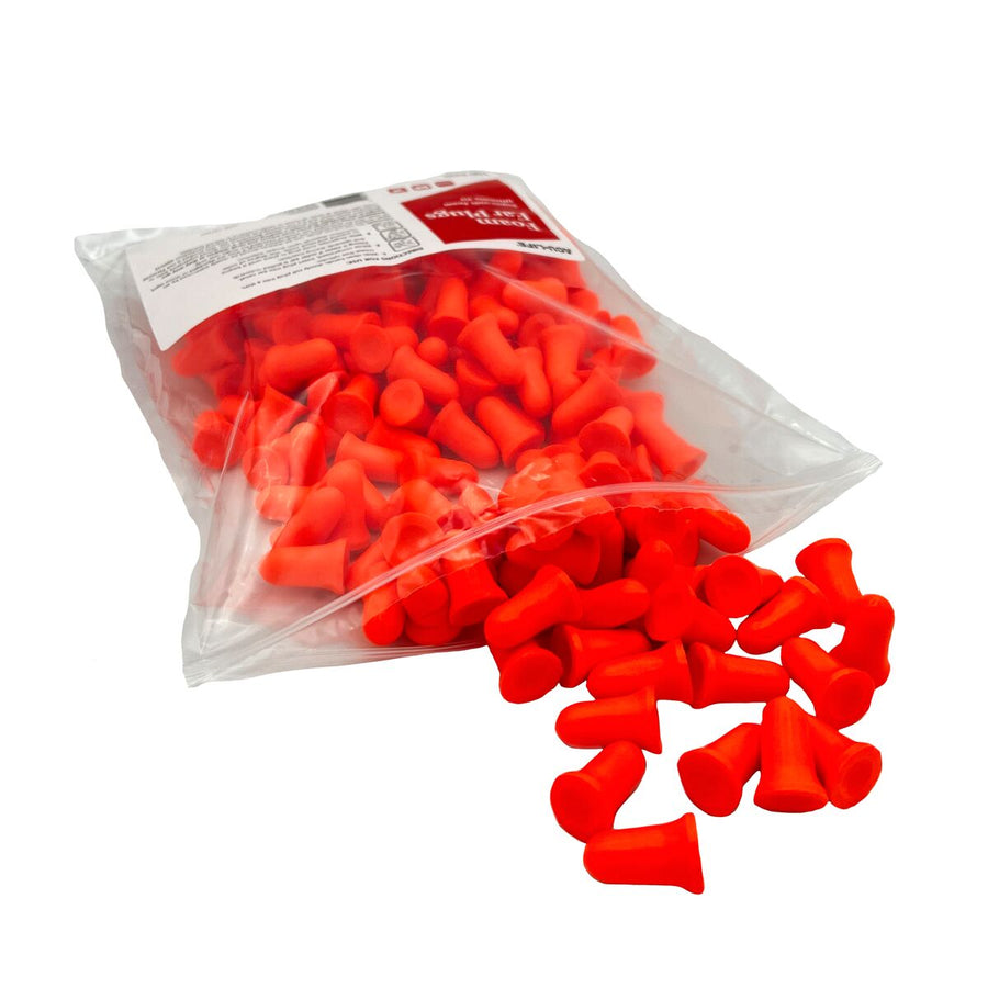 Acu-Life® Red Foam Bell-Shaped Ear Plugs (100 Pair)