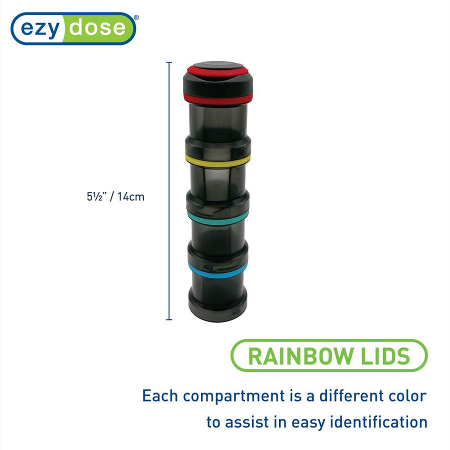 Ezy Dose® Rainbow Stackable Pill Organizer