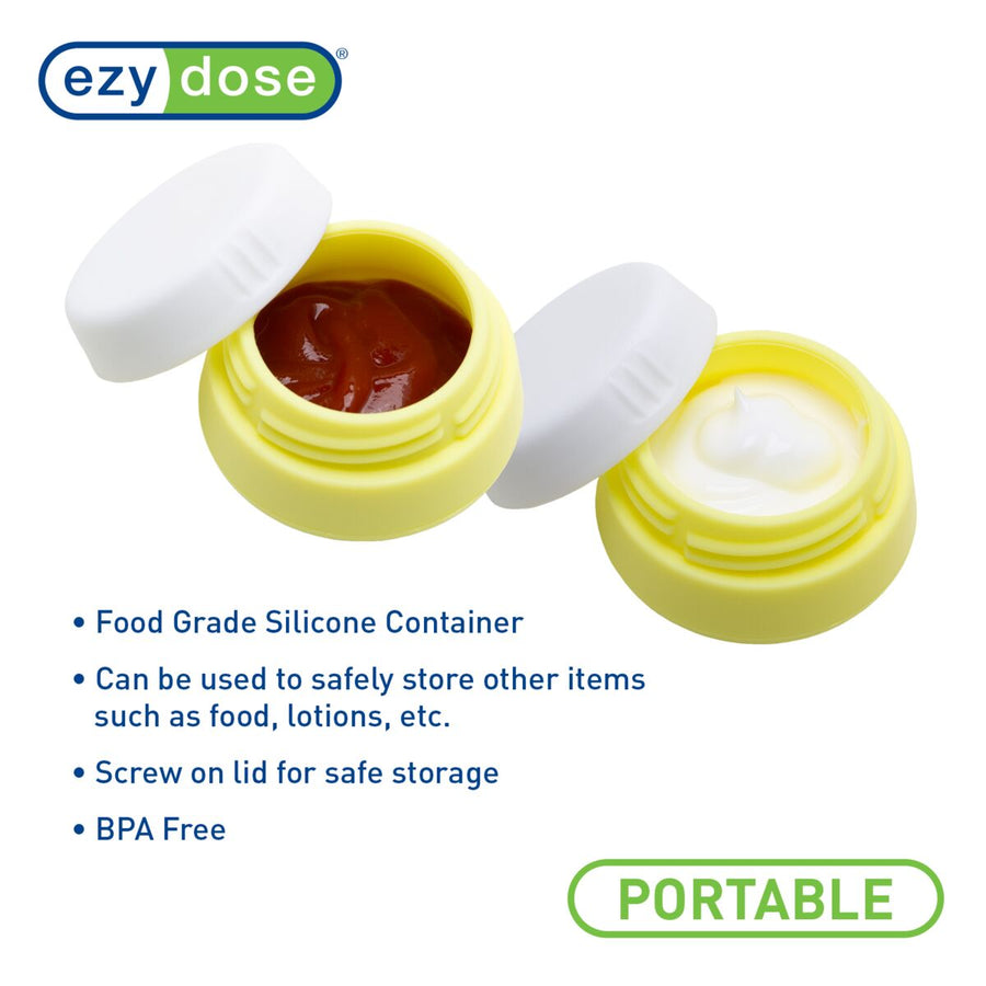 Ezy Dose® Silicone Jars (3-Pack)