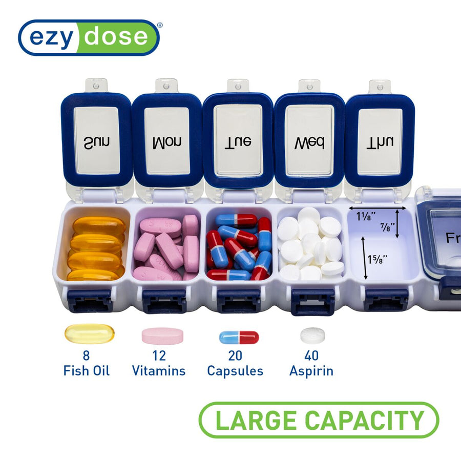 Ezy Dose® Weekly Waterproof Pill Organizer