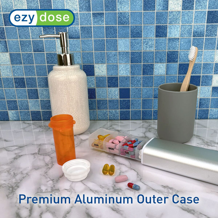 Ezy Dose® Sliding Aluminum Pill Organizer