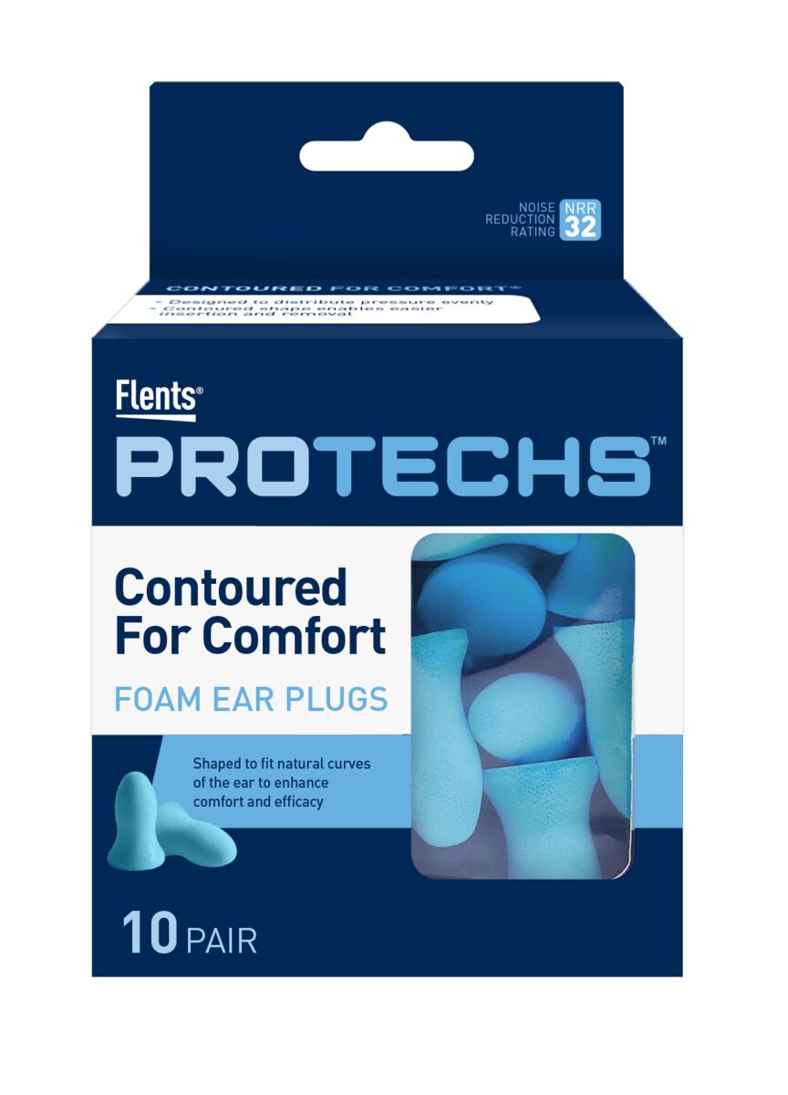 Flents® PROTECHS™ Contoured for Comfort Ear Plugs