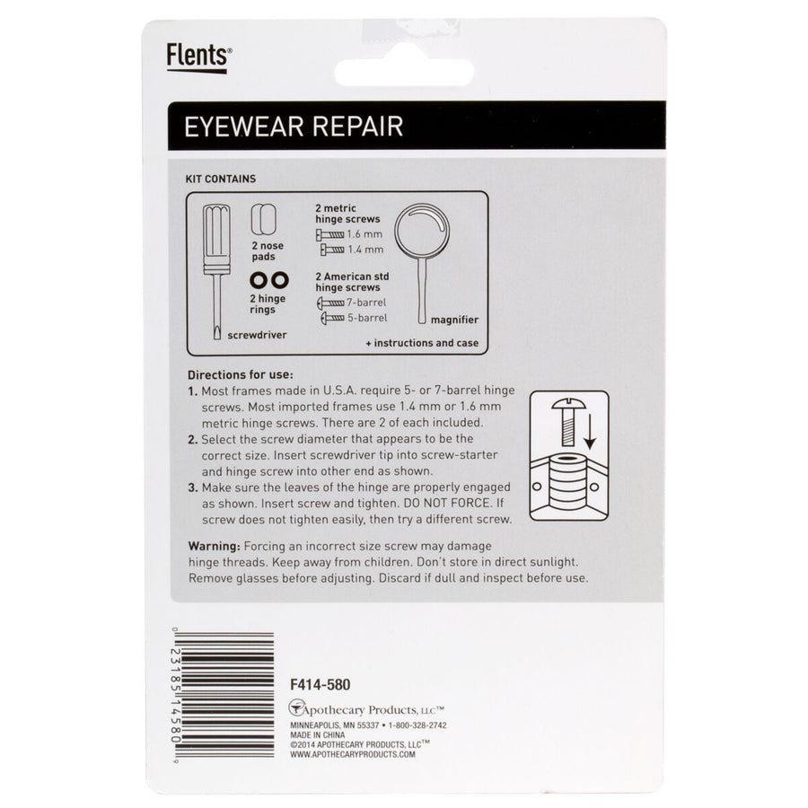 Flents® Eyewear Repair Kit & Magnifier