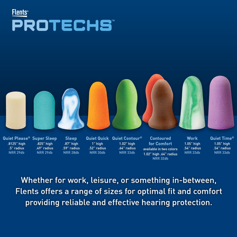 Flents® PROTECHS™ Quiet Time® Soft Comfort Ear Plugs
