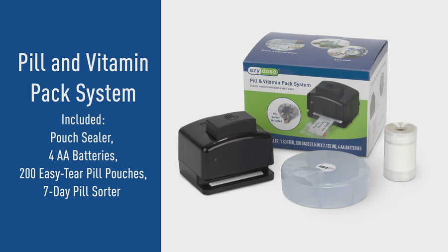 Ezy Dose® Pill & Vitamin Packing System