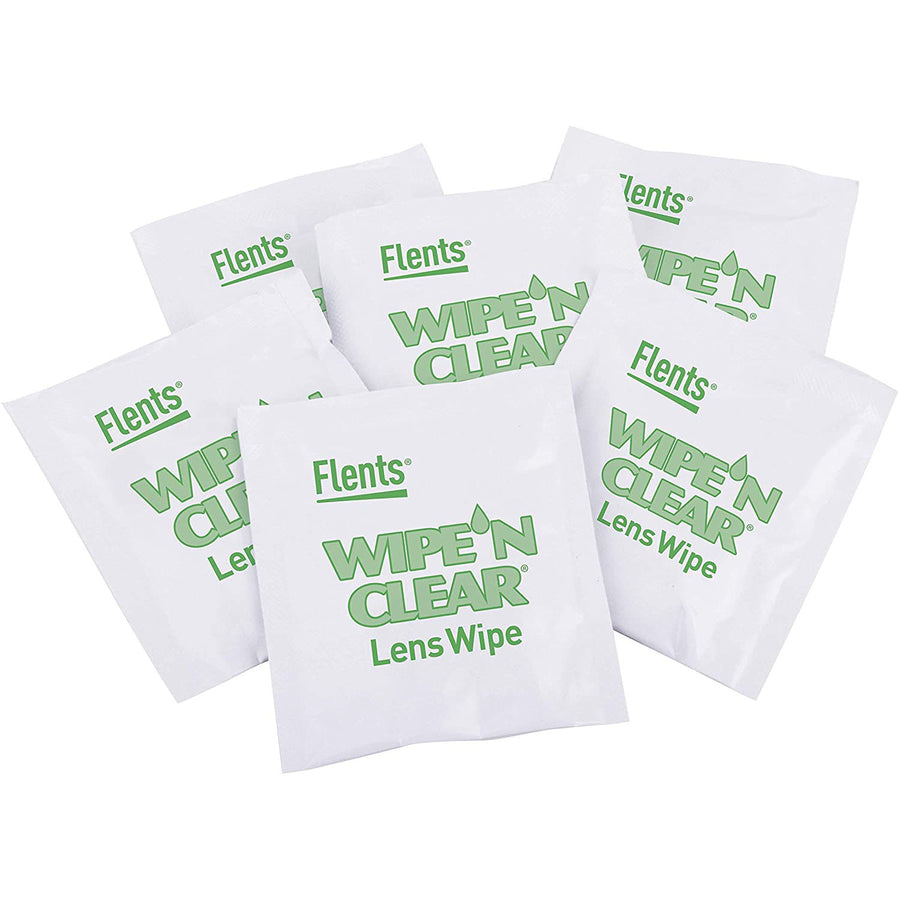 Flents Wipe 'n Clear Lens Cleaning Wipes 300 Count 4 Portable Boxes of 75