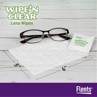 Flents Wipe 'N Clear Lens Wipes, Pre-Moistened - 20 wipes