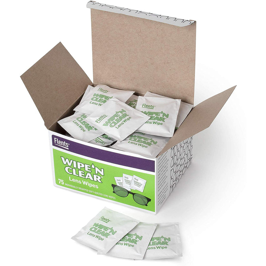 Open box of Lens Wipes