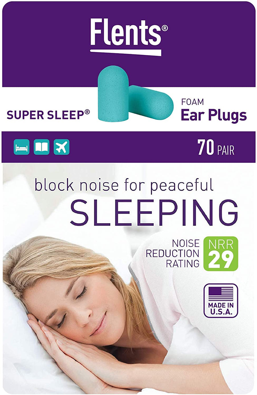 Flents® Super Sleep Kit (70 Pair)