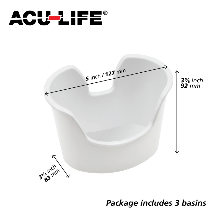 Acu-Life® Ear Care Basins (3 Count)