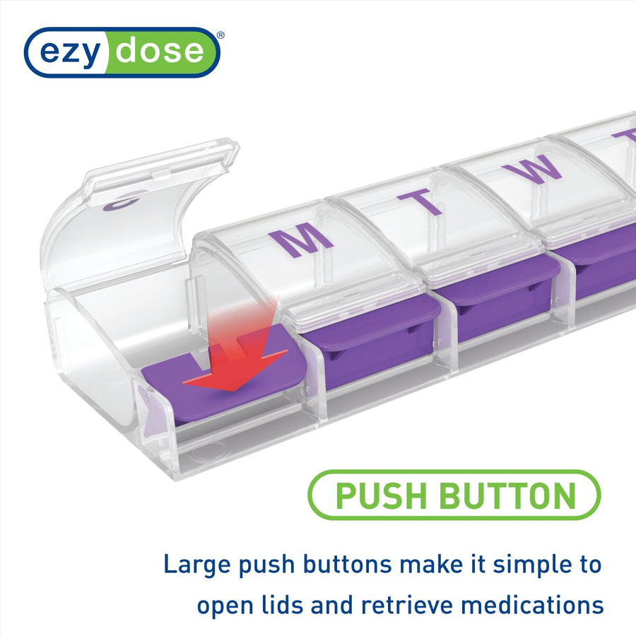 Ezy Dose® Push Button Weekly Pill Planner