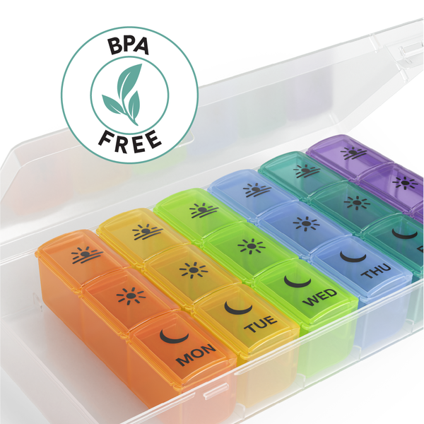 Ezy Dose Weekly 3x/Day Pill Planner BPA free